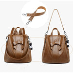 Sac à dos en cuir nœud papillon
