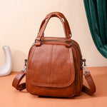 sac à dos femme cuir chic marron