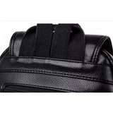 Sac à dos en cuir noir pour femme