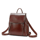 Sac à dos cuir marron