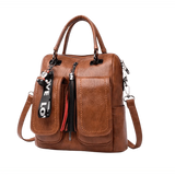 Sac à dos carré cuir