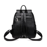 Sac à dos cuir souple poche à rabat