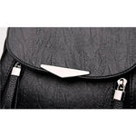 Sac à dos cuir souple poche à rabat