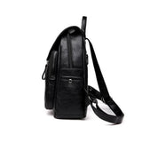 Sac à dos cuir souple poche à rabat