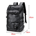 Sac à dos cuir synthétique homme