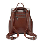 Sac à dos cuir marron