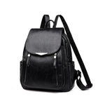 Sac à dos cuir souple poche à rabat