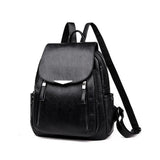 Sac à dos cuir souple poche à rabat
