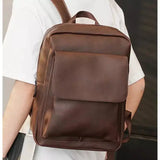 Sac à dos homme cuir vintage