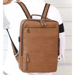 Sac à dos en simili cuir homme