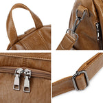 Sac à dos en cuir nœud papillon