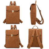 Sac à dos rectangulaire en cuir