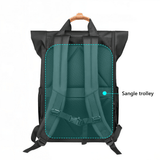 Sac à dos roll top noir pc 15,6 pouces