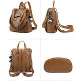 Sac à dos en cuir nœud papillon