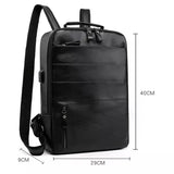 Sac à dos en simili cuir homme