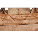 Grand sac à dos en cuir oldschool