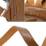 Sac à dos en cuir nœud papillon