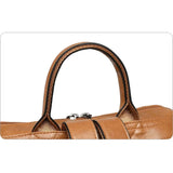Grand sac à dos en cuir oldschool