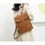 Sac à dos rectangulaire en cuir