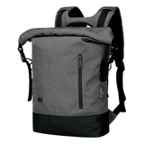 Sac à dos roll top gris