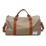 Sac de Voyage avec Compartiment Chaussures Camel