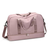 Sac de Voyage Femme avec Compartiment Chaussures Rose